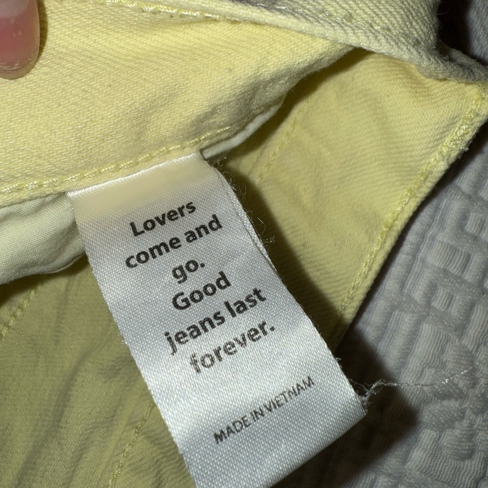 Yellow Straight-Leg Pants - Picture 5 of 8